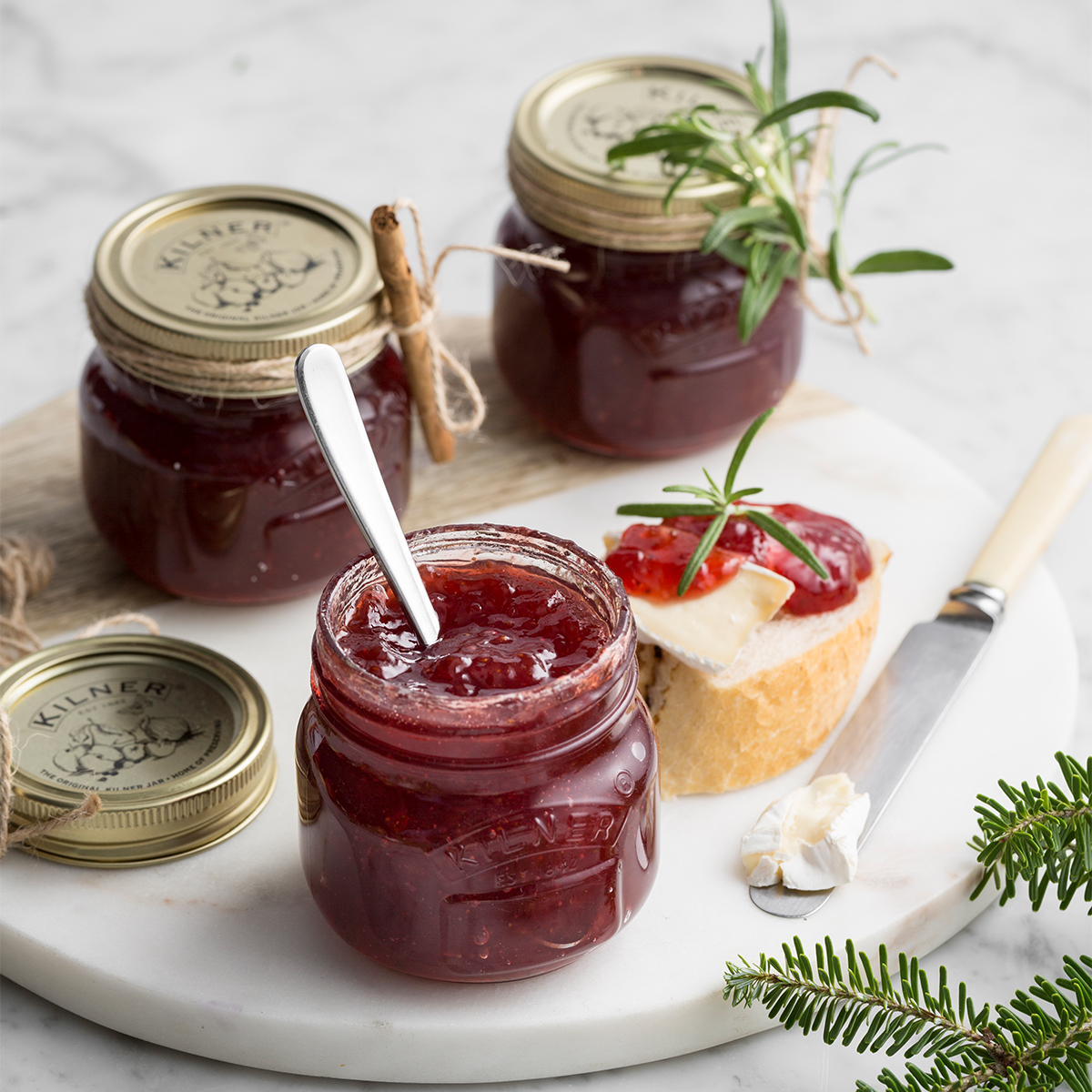 Mały słoik na domowe konfitury i przetwory PRESERVE JAR 0,25L / Kilner 0025.402