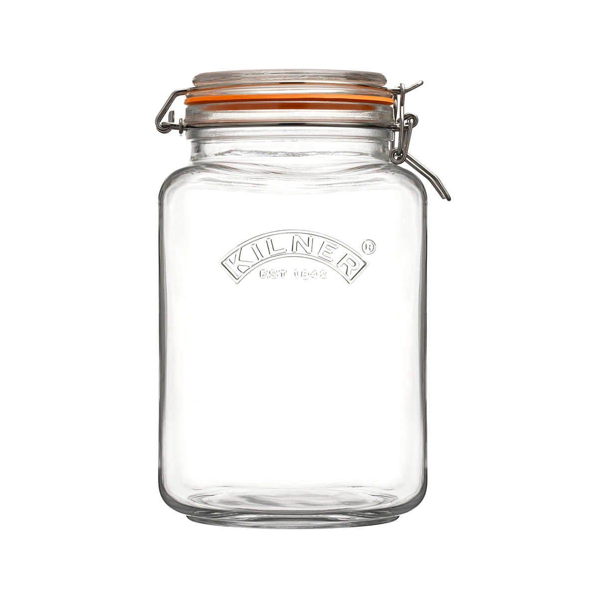 Duży słoik kwadratowy, wek CLIP TOP 3L / Kilner 0025.079