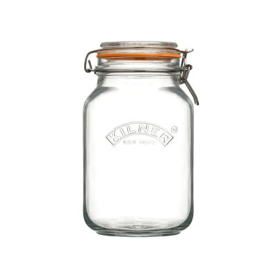 Słoik kwadratowy CLIP TOP 2L / Kilner