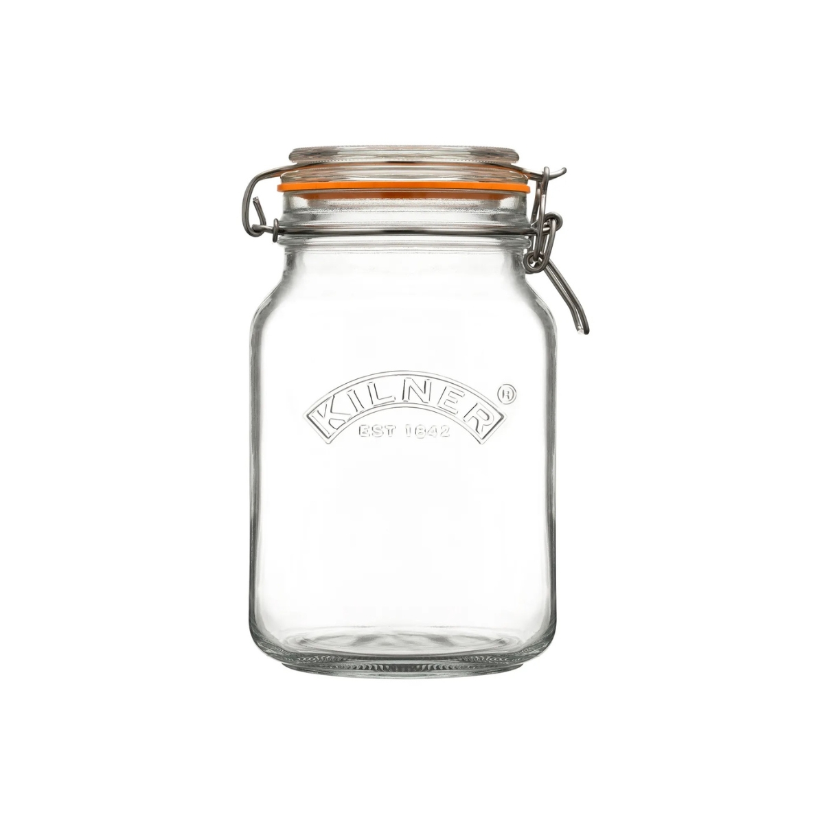 Słoik kwadratowy CLIP TOP 1,5L / Kilner
