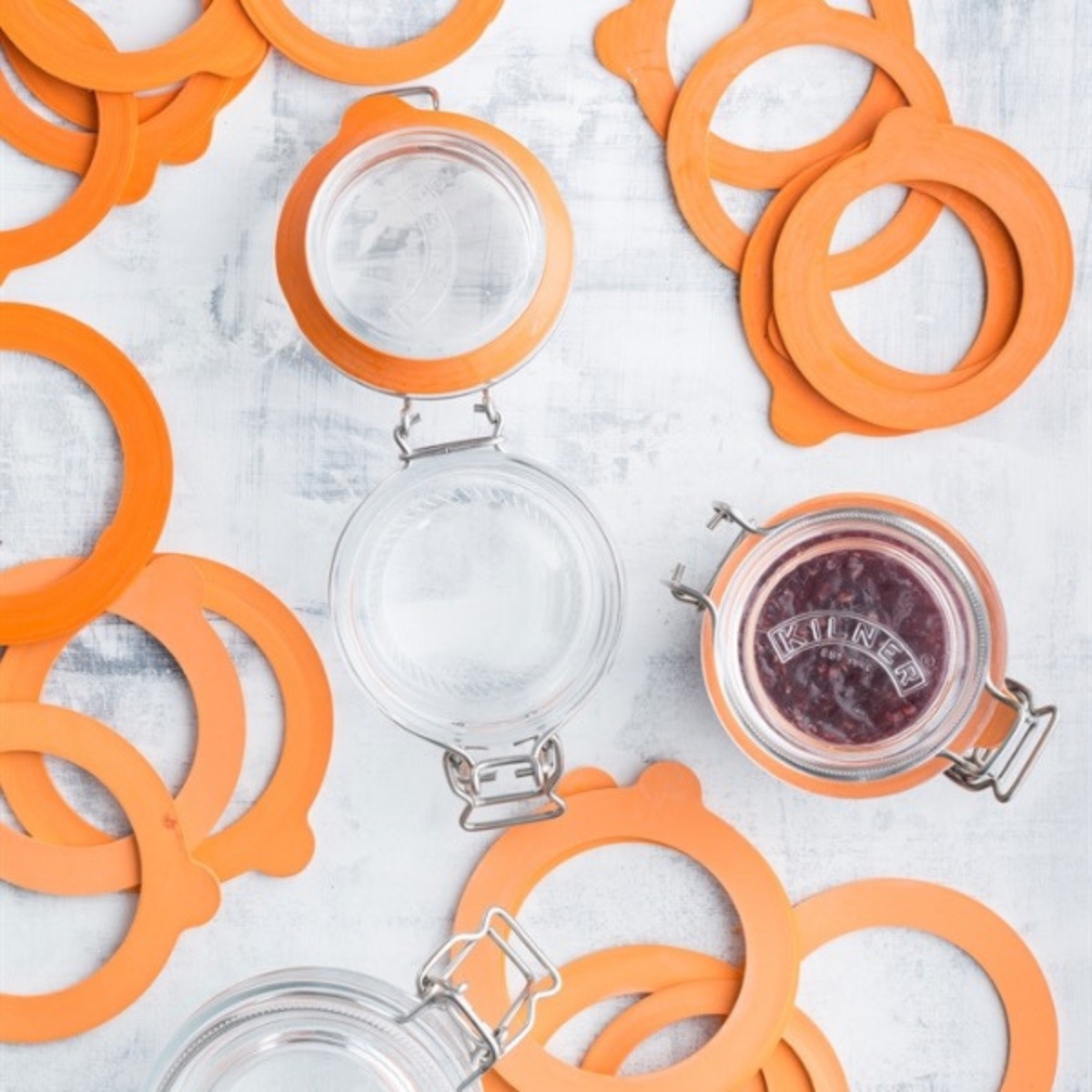 Uszczelki do słoików CLIP TOP Jar o pojemności 3L - 6 sztuk