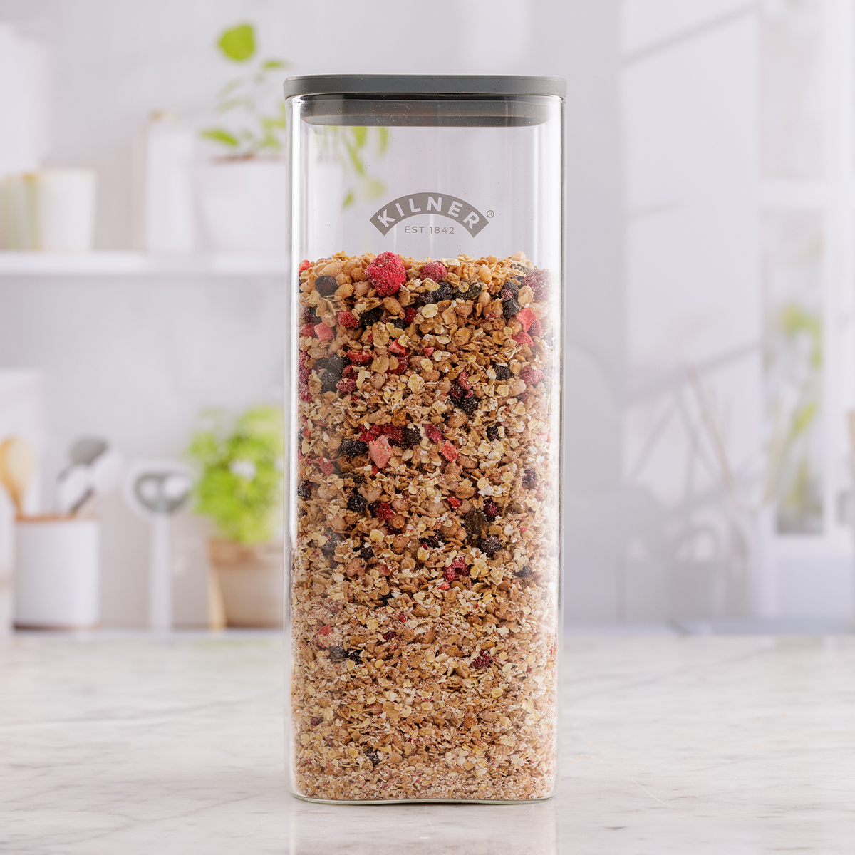 Słoik kwadratowy do przechowywania żywności FRESH STORAGE 3,5L