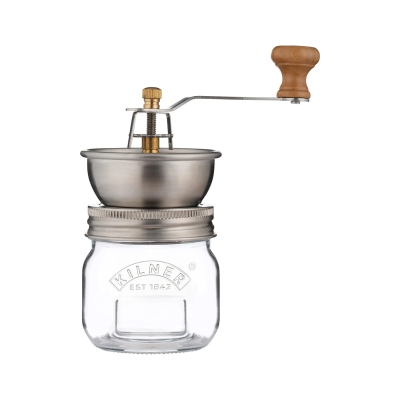 Szklany młynek do soli, pieprzu i przypraw SEASONING GRINDER/ Kilner