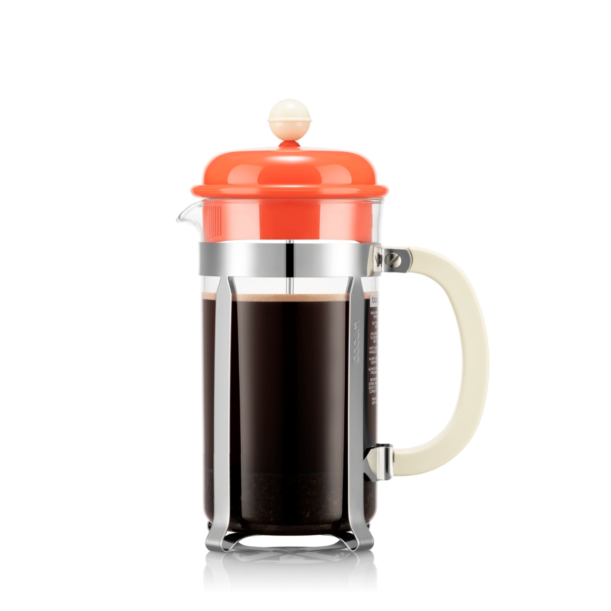 French Press do zaparzania mielonej kawy Caffettiera 1L Light Orange Bodum