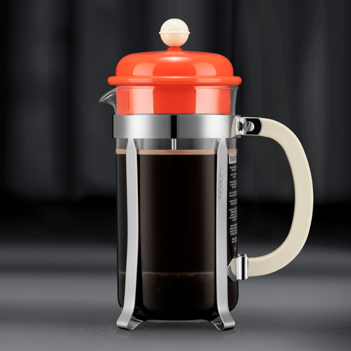 Zaparzacz tłokowy French Press Caffettiera 1L Light Orange Bodum