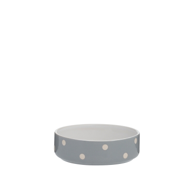 Miska dla psa POLKA DOT Grey 13 cm / Mason Cash