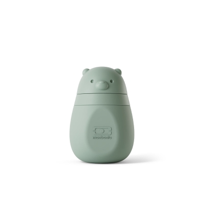 Monbento silikonowa tubka na musy dla dzieci Yummy 150 ml Green Natural