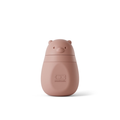 Monbento silikonowa tubka na musy dla dzieci Yummy 150 ml Pink Blush