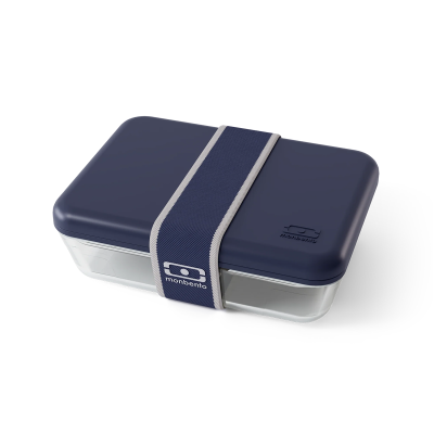 Monbento x Pyrex lunchbox szklany Pure - Blue Natural