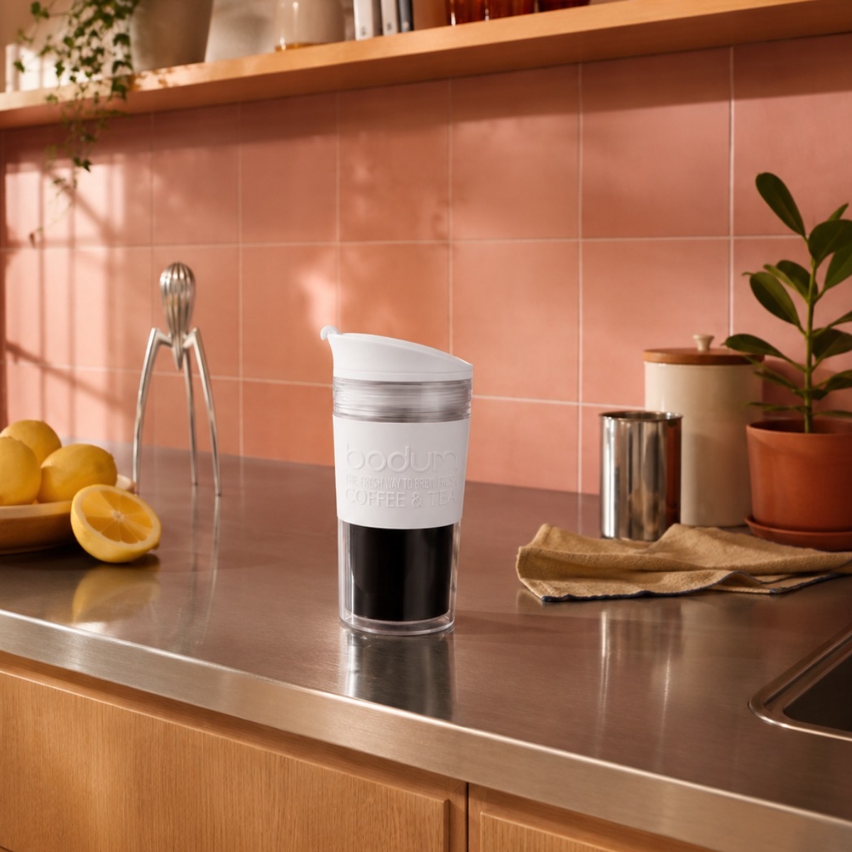 Bodum kubek Travel Mug To Go 0.35 l biały