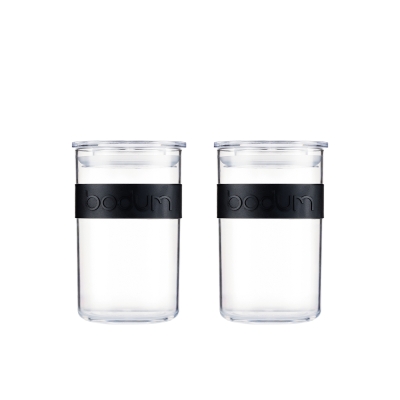 Bodum słoiki do przechowywania 0.6L Presso 2 szt Black