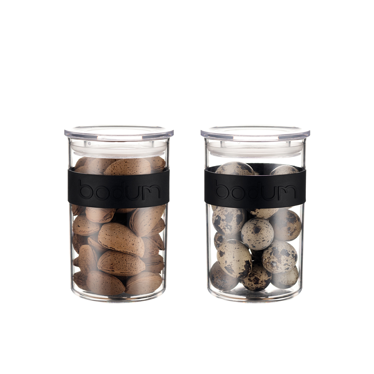 Bodum słoiki do przechowywania 0.6L 2 szt Black