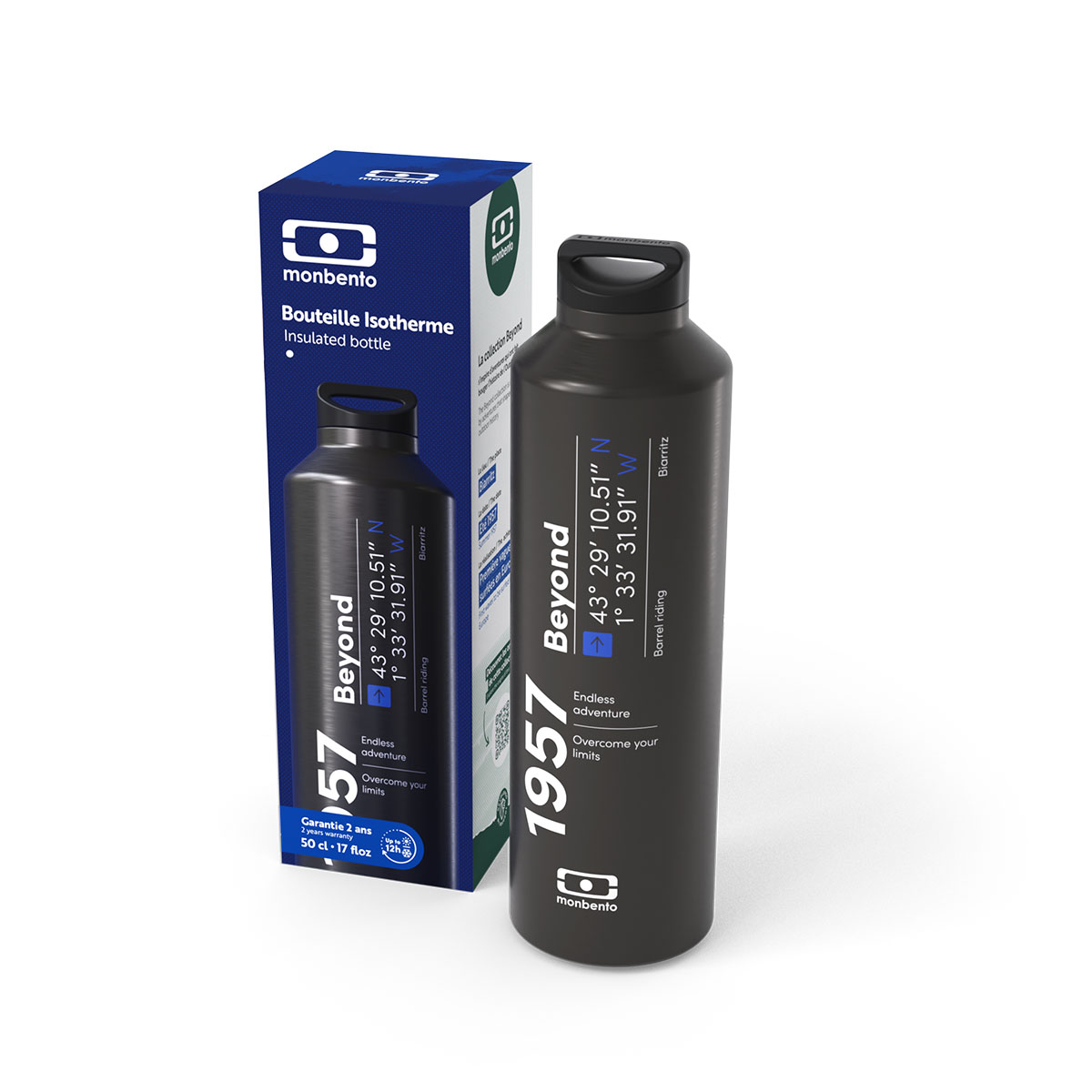 Opakowanie kartonowe butelki na wodę Monbento MB Steel Beyond 500 ml