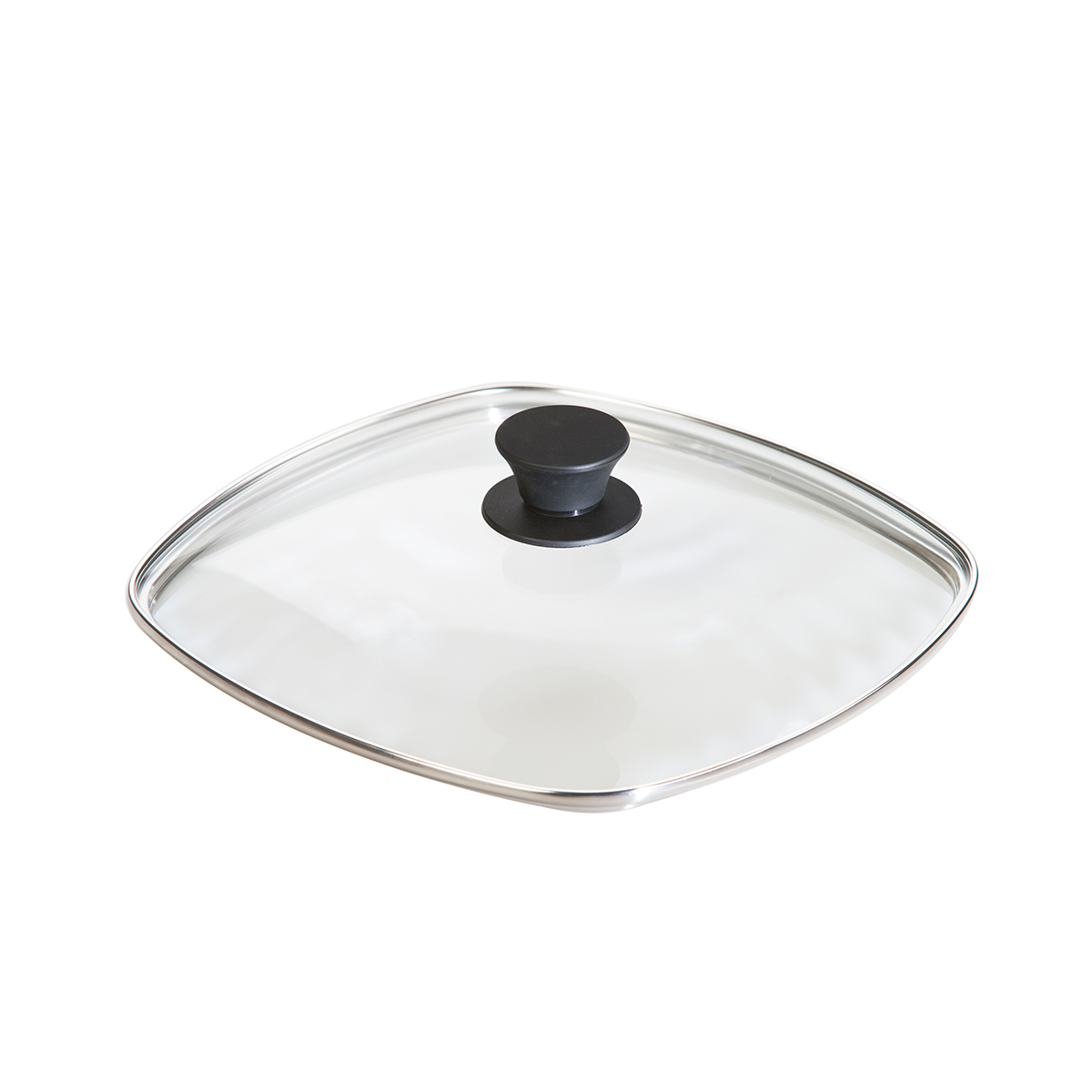 Pokrywa kwadratowa szklana na patelnie 26 cm / Lodge GLSQ10