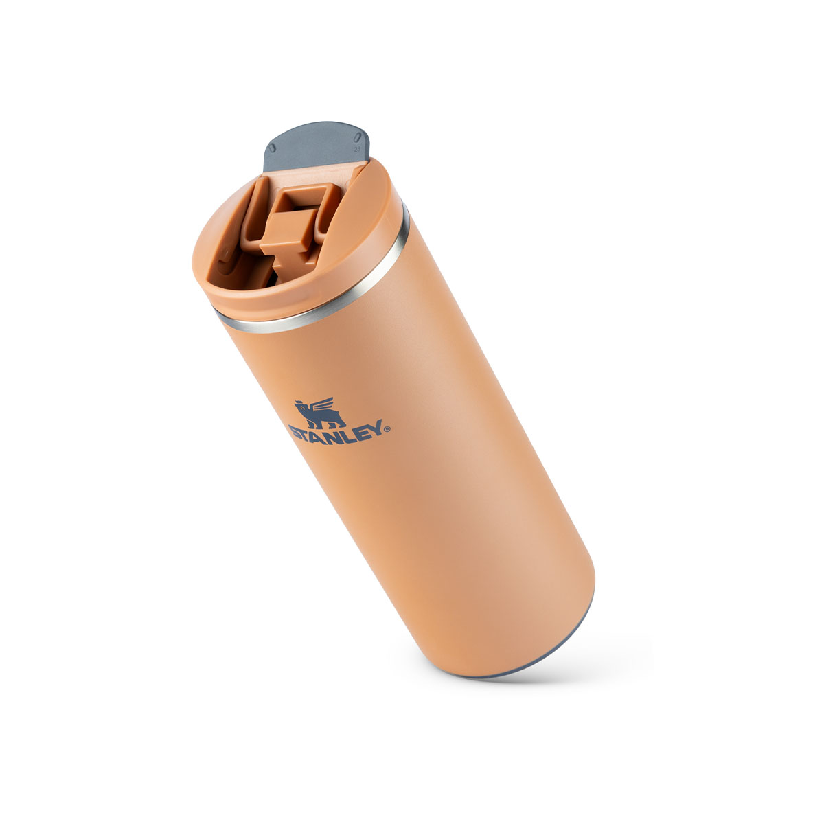 Stanley szczelny kubek termiczny z wygodnym ustnikiem Aerolight Transit FlipTop 350 ml Toast