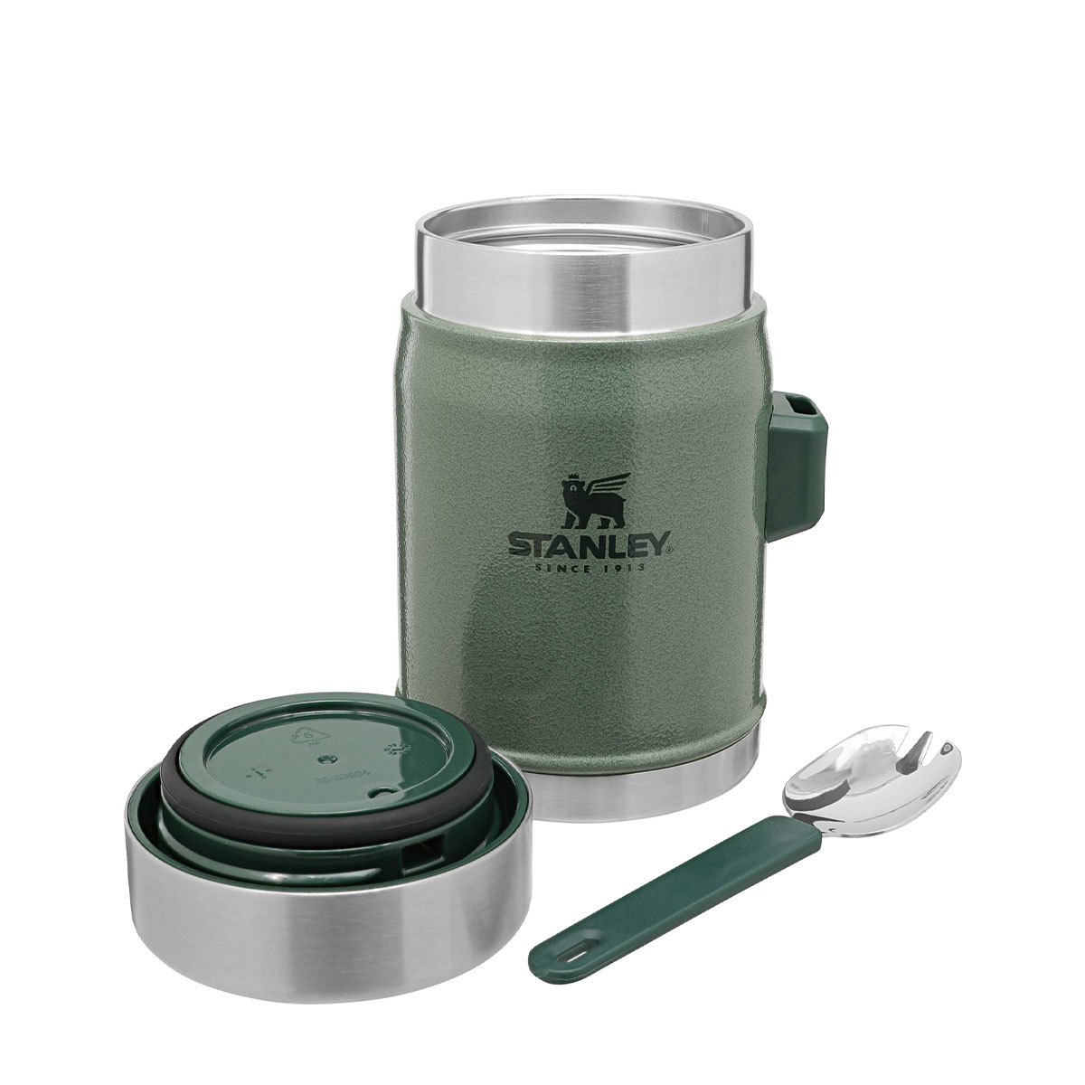 Stanley termos obiadowy ze sztućcem Legendary Classic 400 ml Hammertone Green