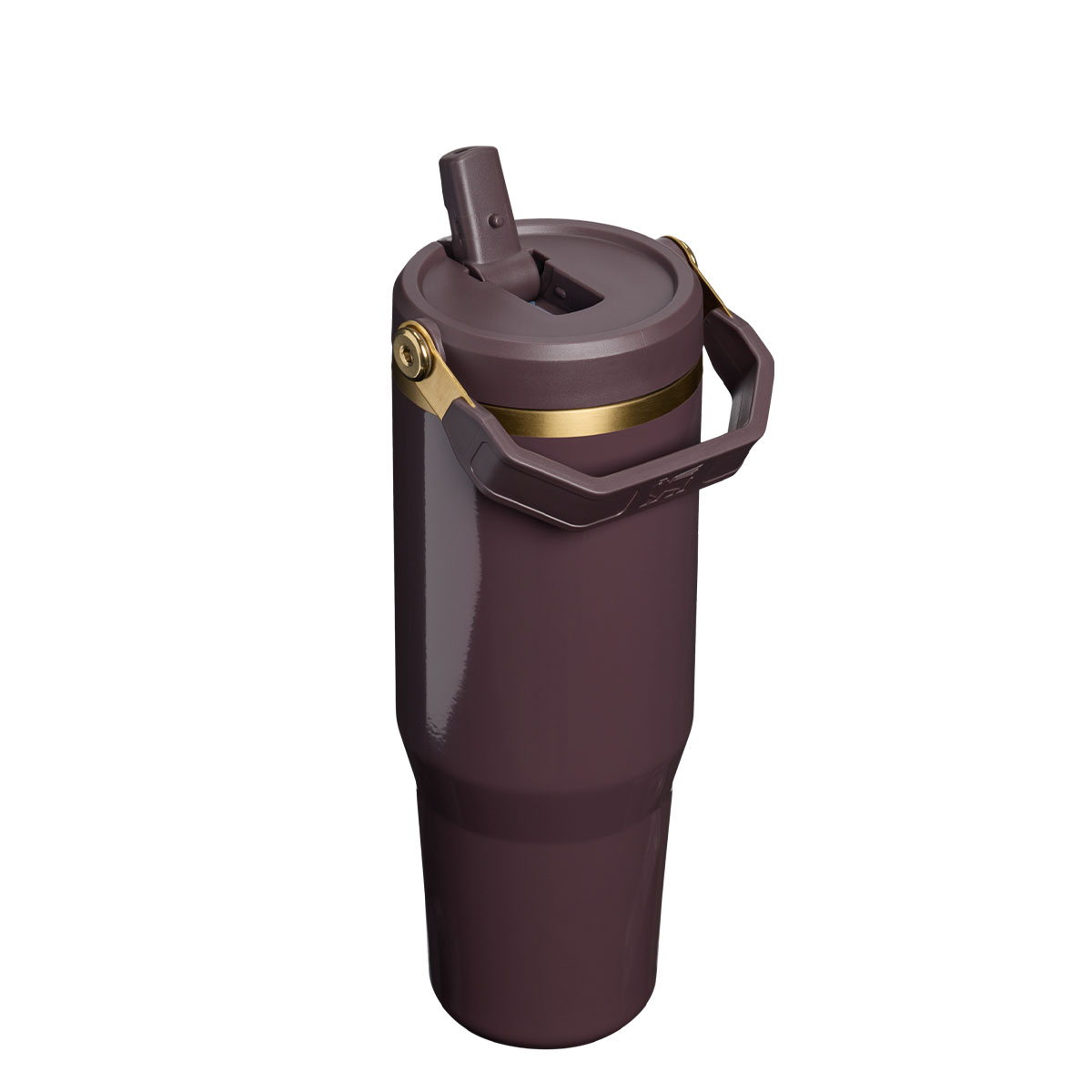 Stanley IceFlow™ Flip Straw 2.0 Tumbler 0.89L Fig Gloss, śliwkowy z błyszczącym wykończeniem. Kod producenta 100000147306