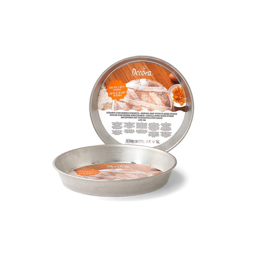 Forma do ciasta rozszerzająca się ku górze 20 x 4 cm / Decora 0060820.jpg