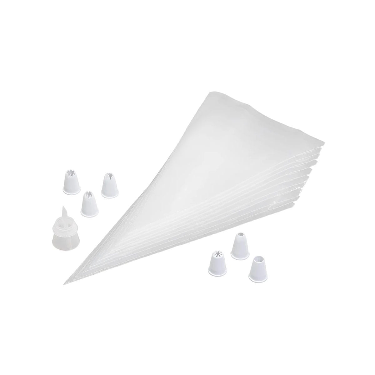 Rękawy na krem jednorazowe 2-komorowe z tylkami - 16 elementów  Tala 10A11229 na bakeshop.pl