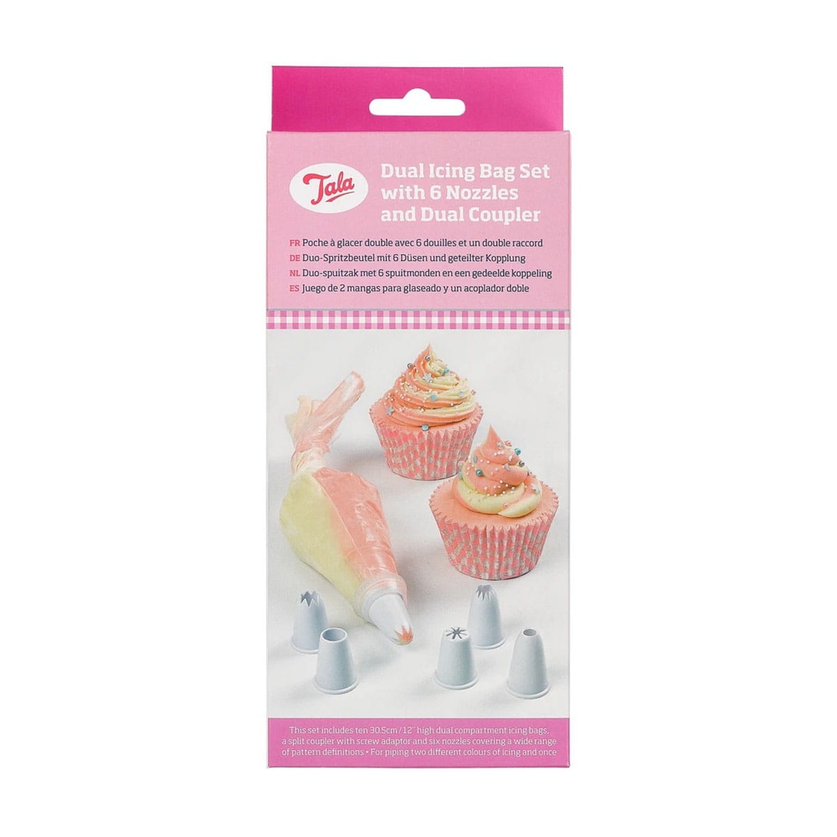 Worek cukierniczy 2-komorowy z końcówkami na bakeshop.pl