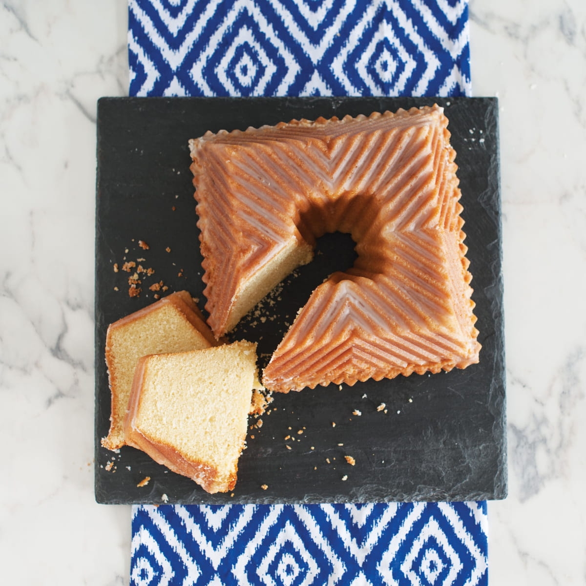 Forma do babki SQUARED GOLD / Nordic Ware 80577 www.bakeshop.pl
