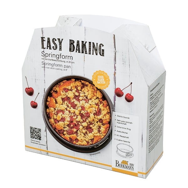 Tortownica z wyjmowanym dnem do ciasta EASY BAKING - 20 cm / Birkmann 881013